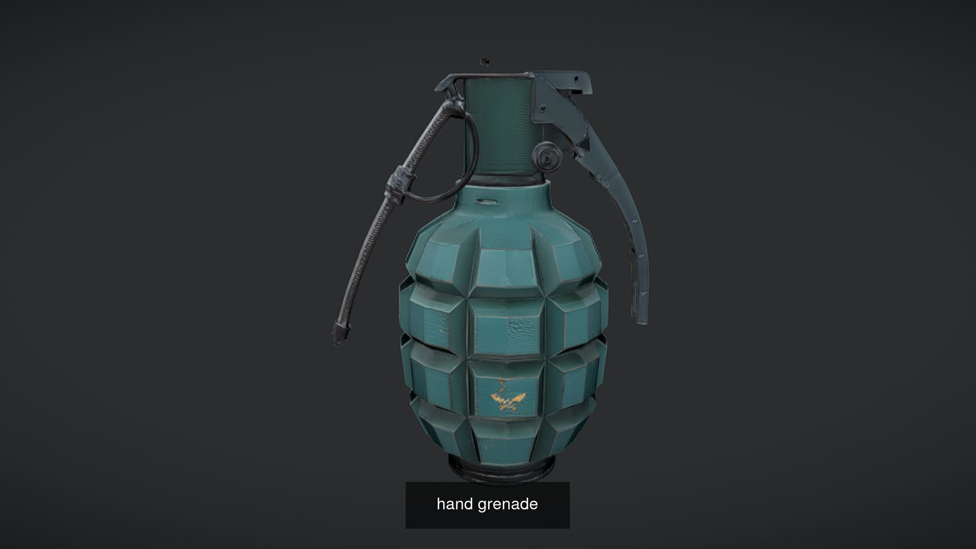 Realistic Grenade 3D Model - High-Poly Military Hand Grenade 3D Model Collection_46