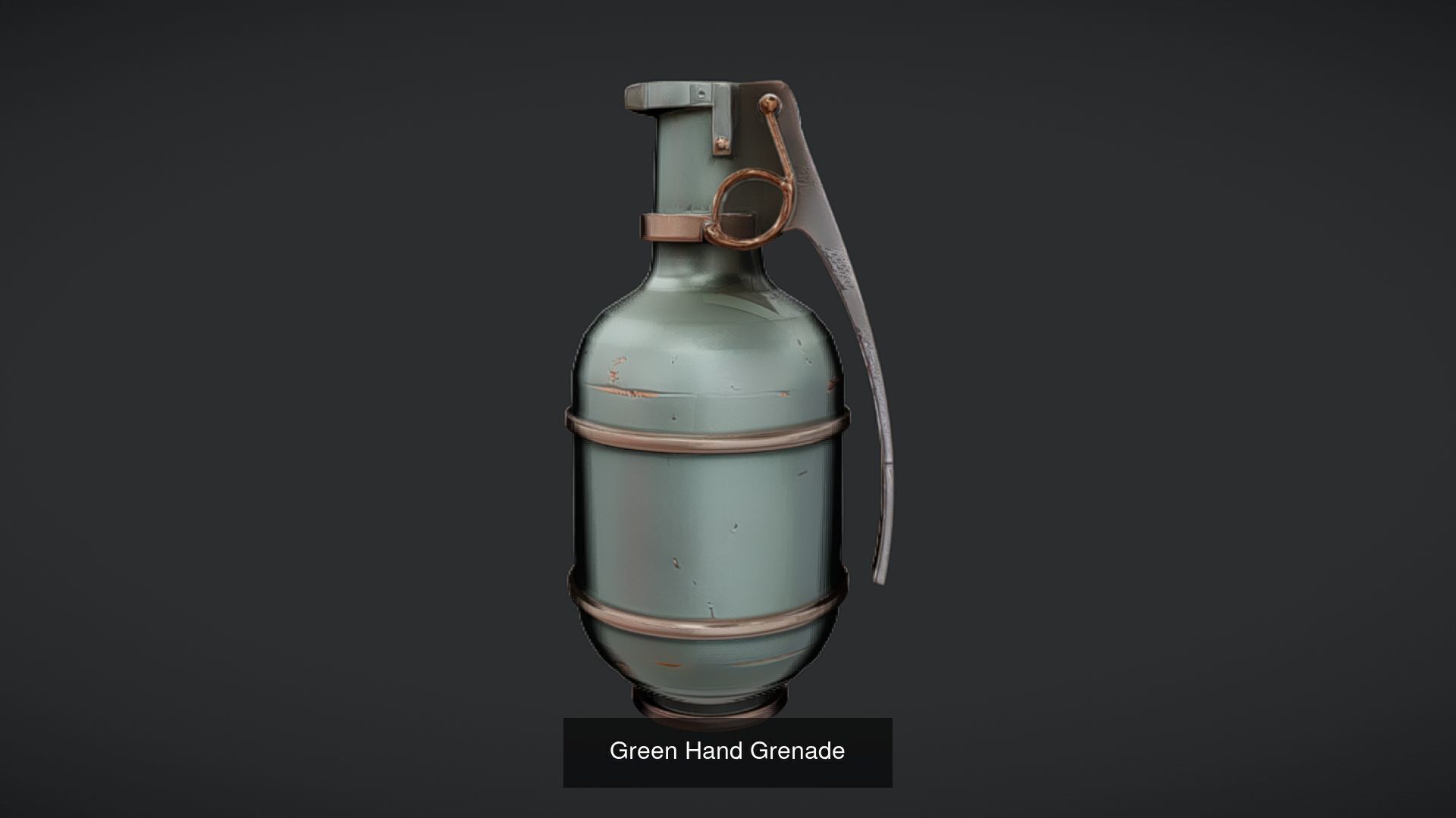 Realistic Grenade 3D Model - High-Poly Military Hand Grenade 3D Model Collection_27