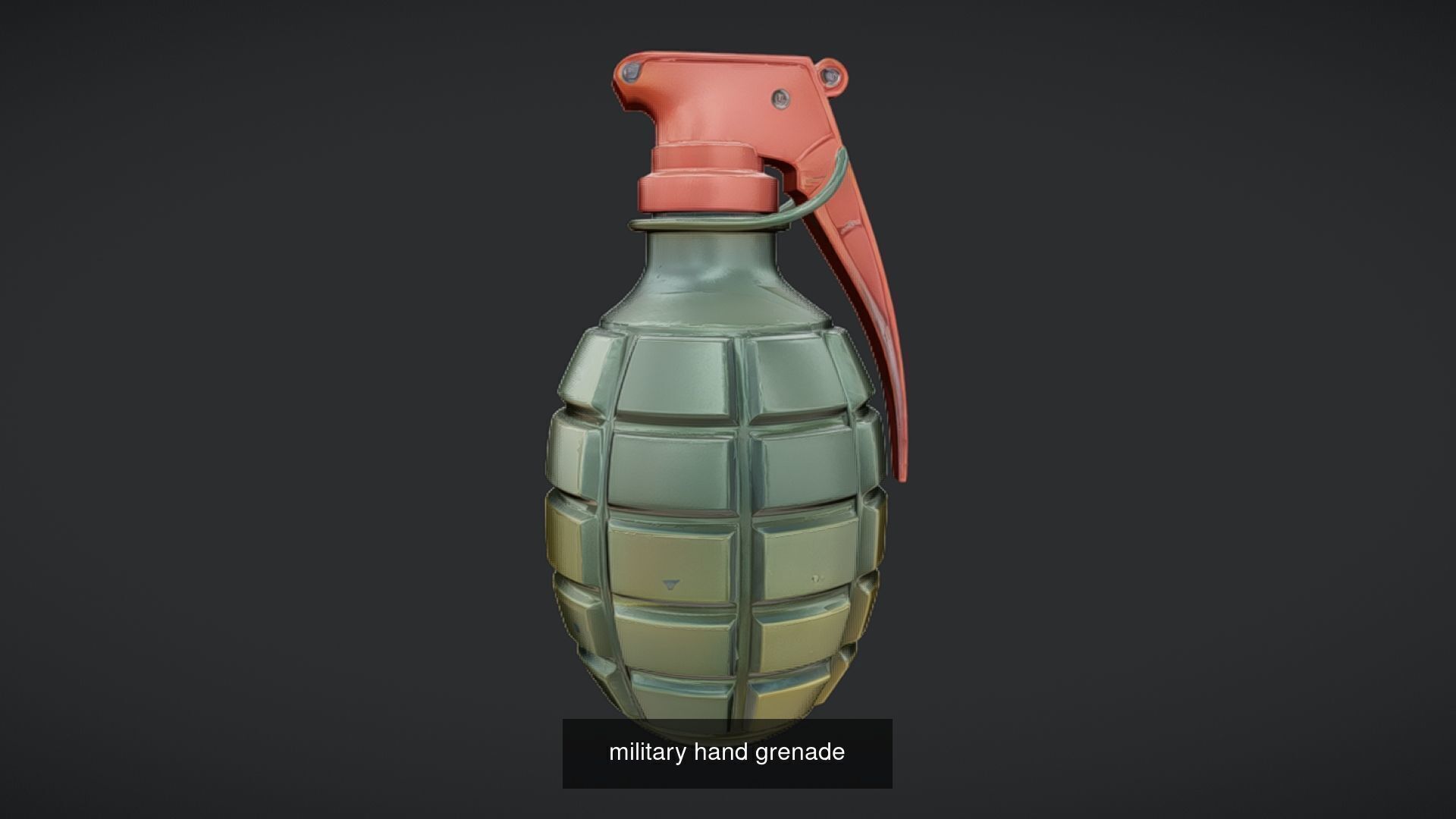 Realistic Grenade 3D Model - High-Poly Military Hand Grenade 3D Model Collection_41