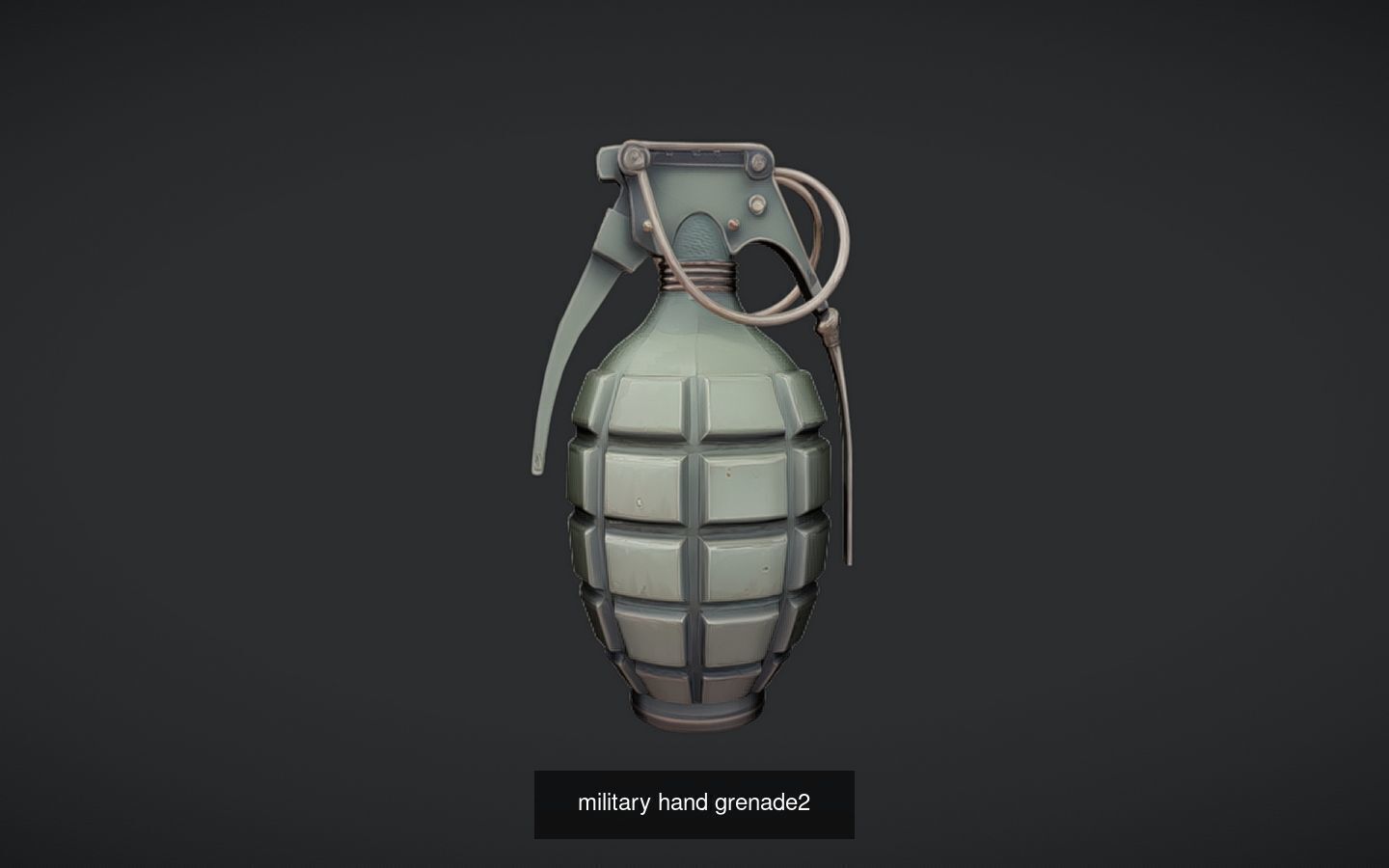 Realistic Grenade 3D Model - High-Poly Military Hand Grenade 3D Model Collection_15