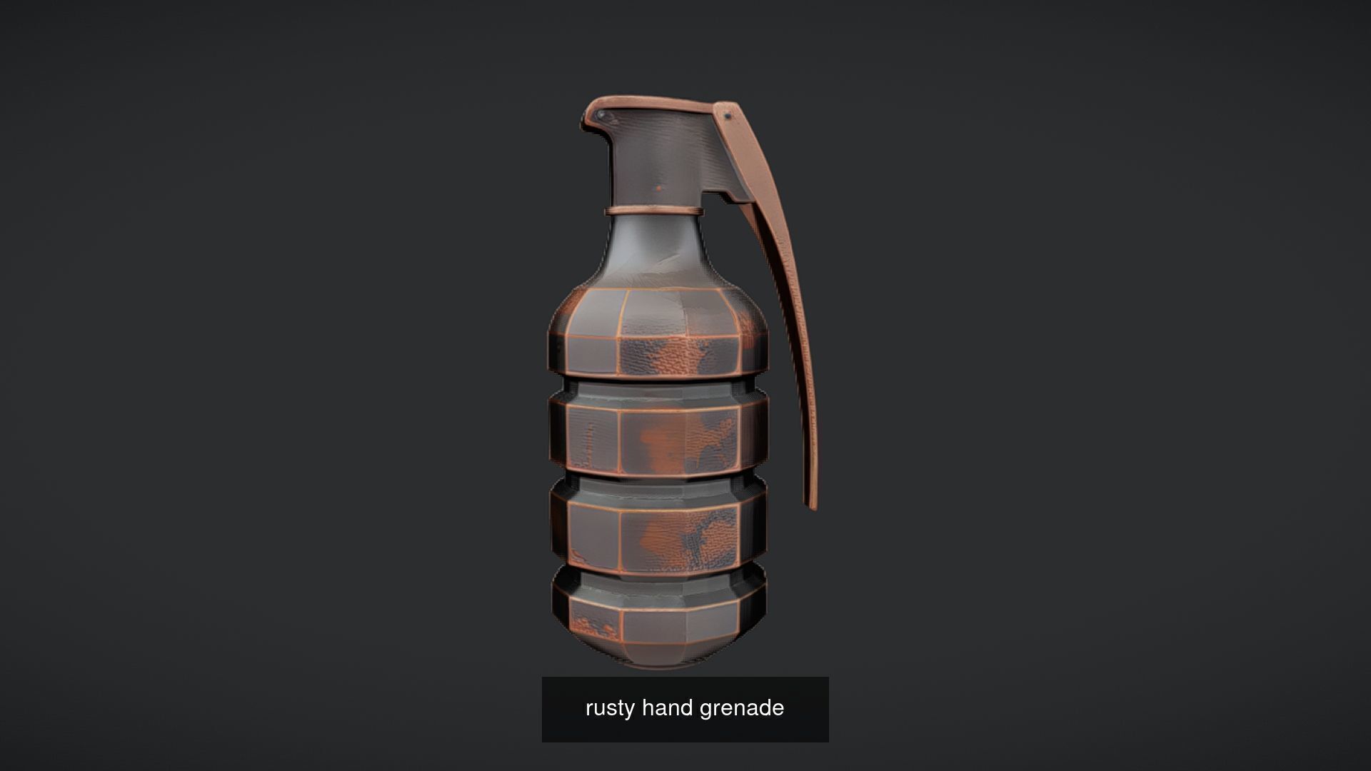 Realistic Grenade 3D Model - High-Poly Military Hand Grenade 3D Model Collection_35