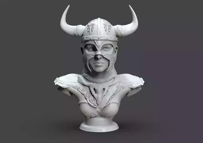 Viking Woman Bust