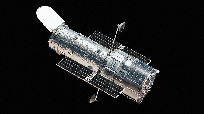 Hubble Space Telescope 3D model