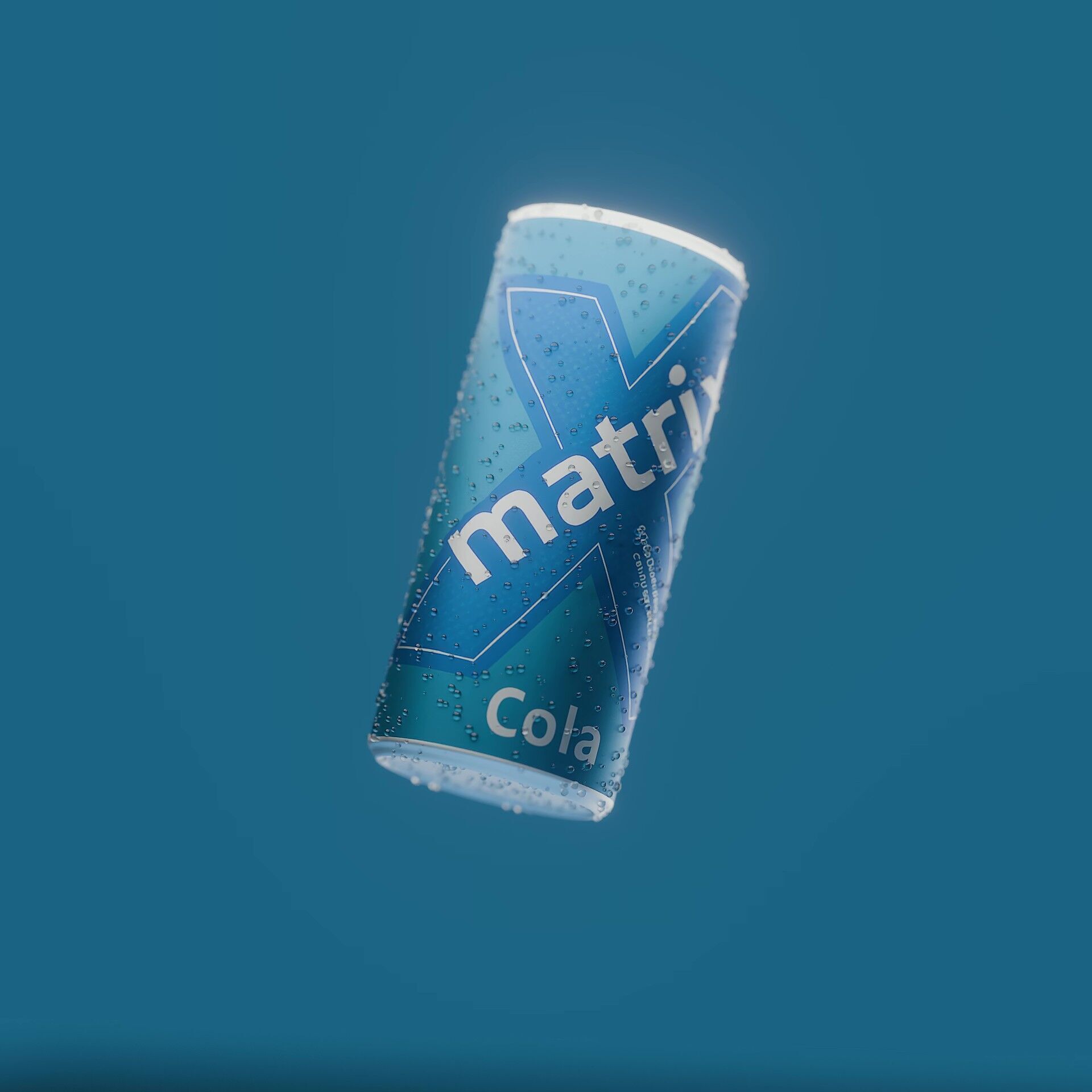 Matrix Cola Mockup 3D model Low-poly 3D model_5