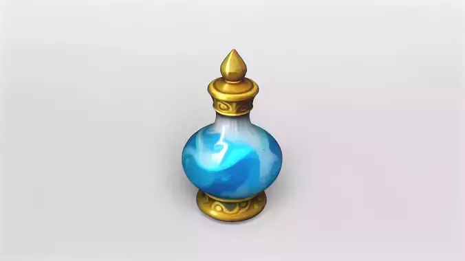 Fantasy Magic Potion Bottle