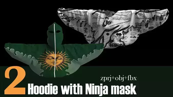 2 hoodie zprj files 3D model