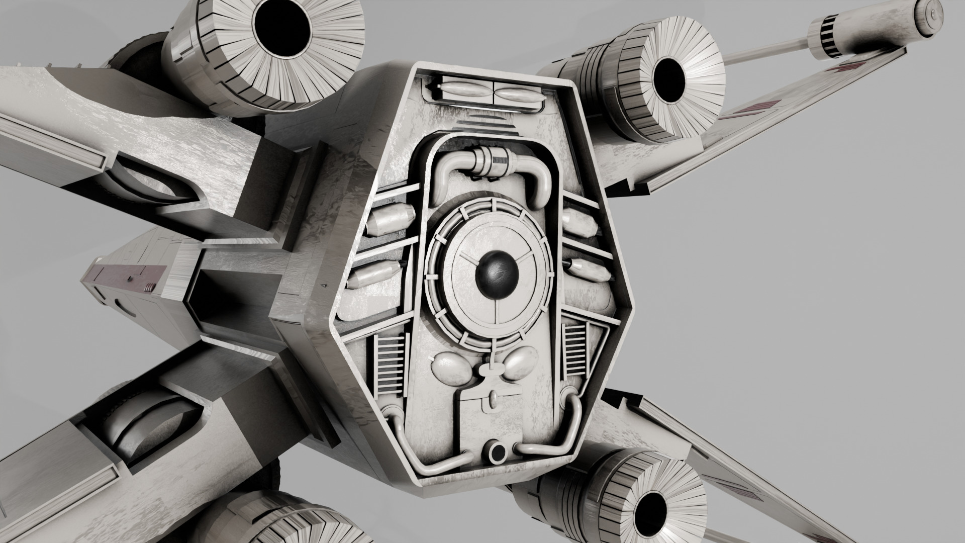 X-Wing 3D model_8