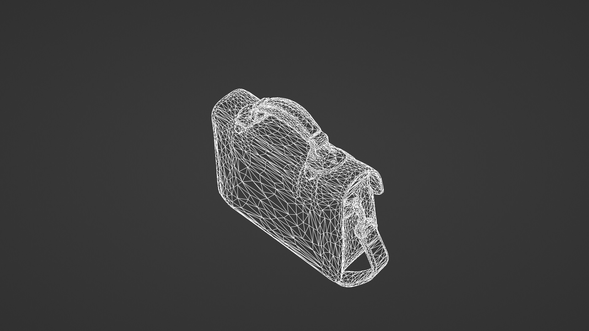 Classic Leather Satchel 3D Model 3D model_10