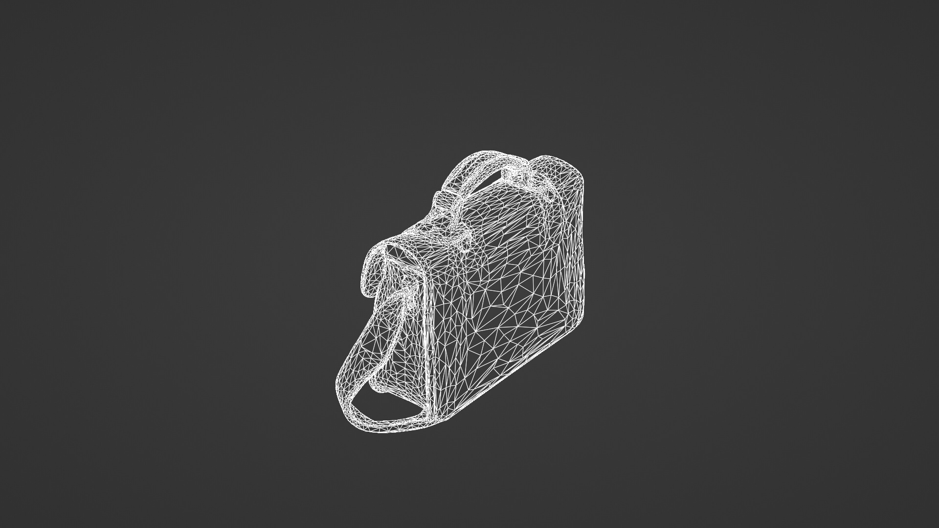 Classic Leather Satchel 3D Model 3D model_9