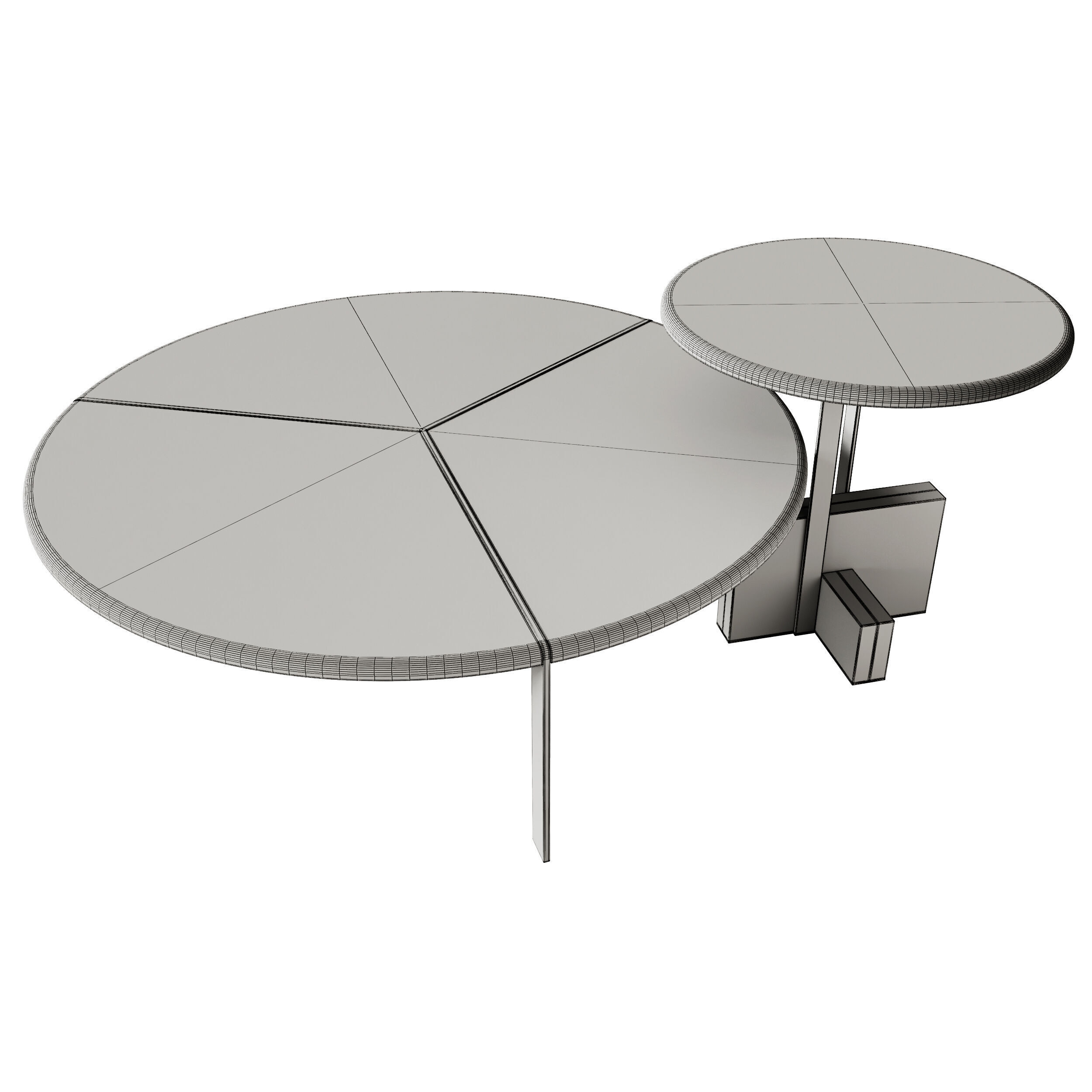 Joaquim Coffee Table by Tacchini 3D model_5