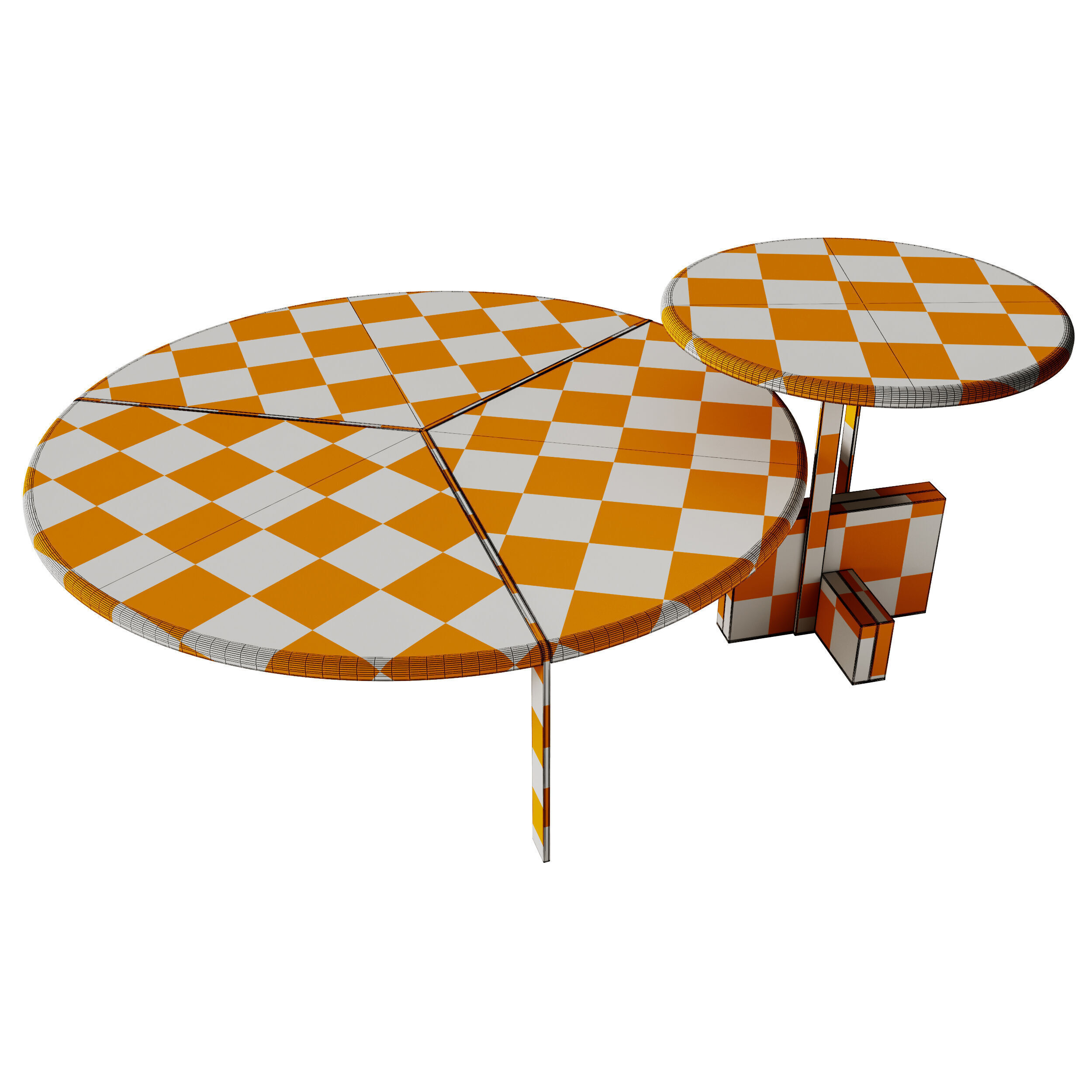 Joaquim Coffee Table by Tacchini 3D model_6