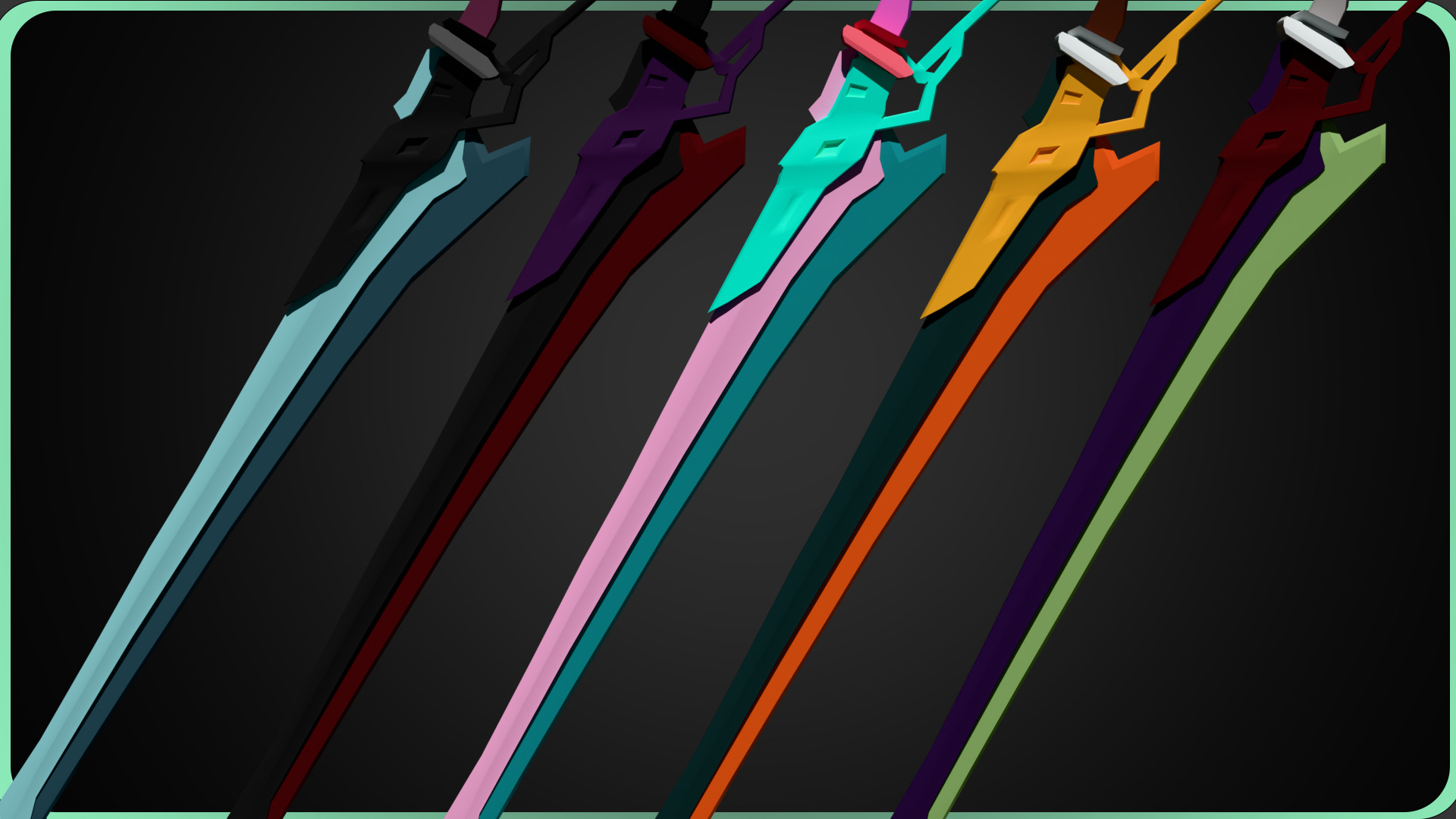 Low Poly Concept Sword - Murevani Low-poly 3D model_3