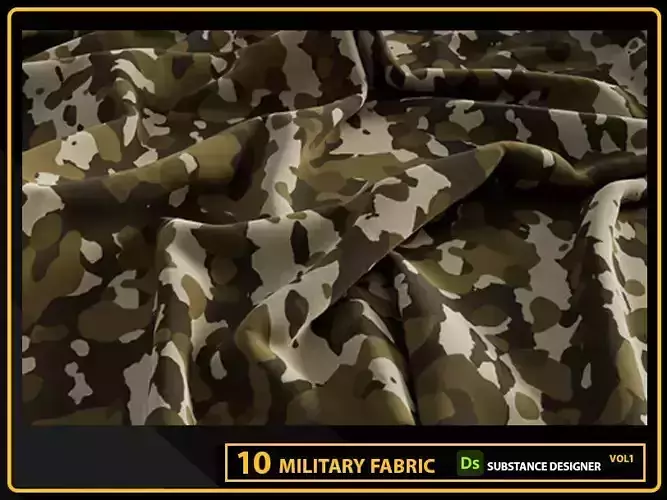 10 MILITARY FABRIC 3D model