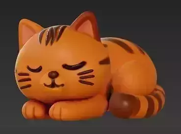 Cute Cat 3D print model