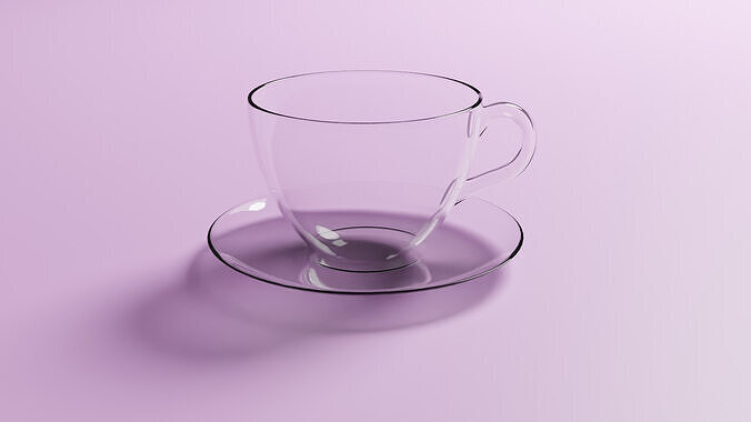Cup in blender 3D model