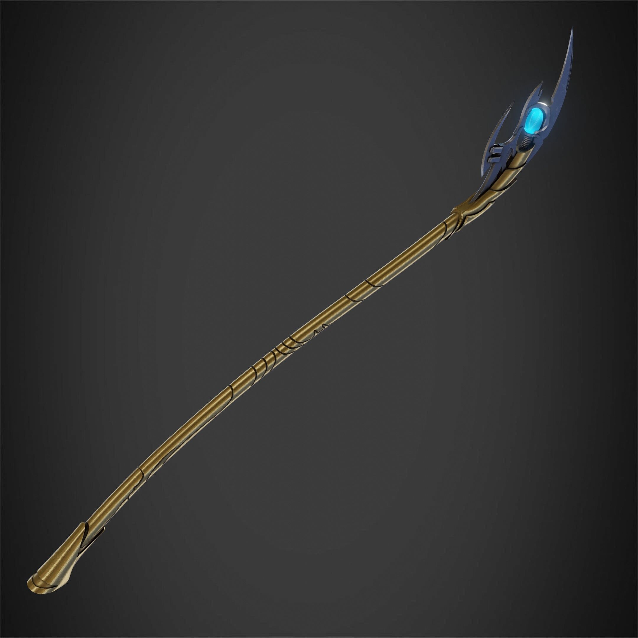 Loki Chitauri Scepter Full Height for Cosplay 3D print model_6