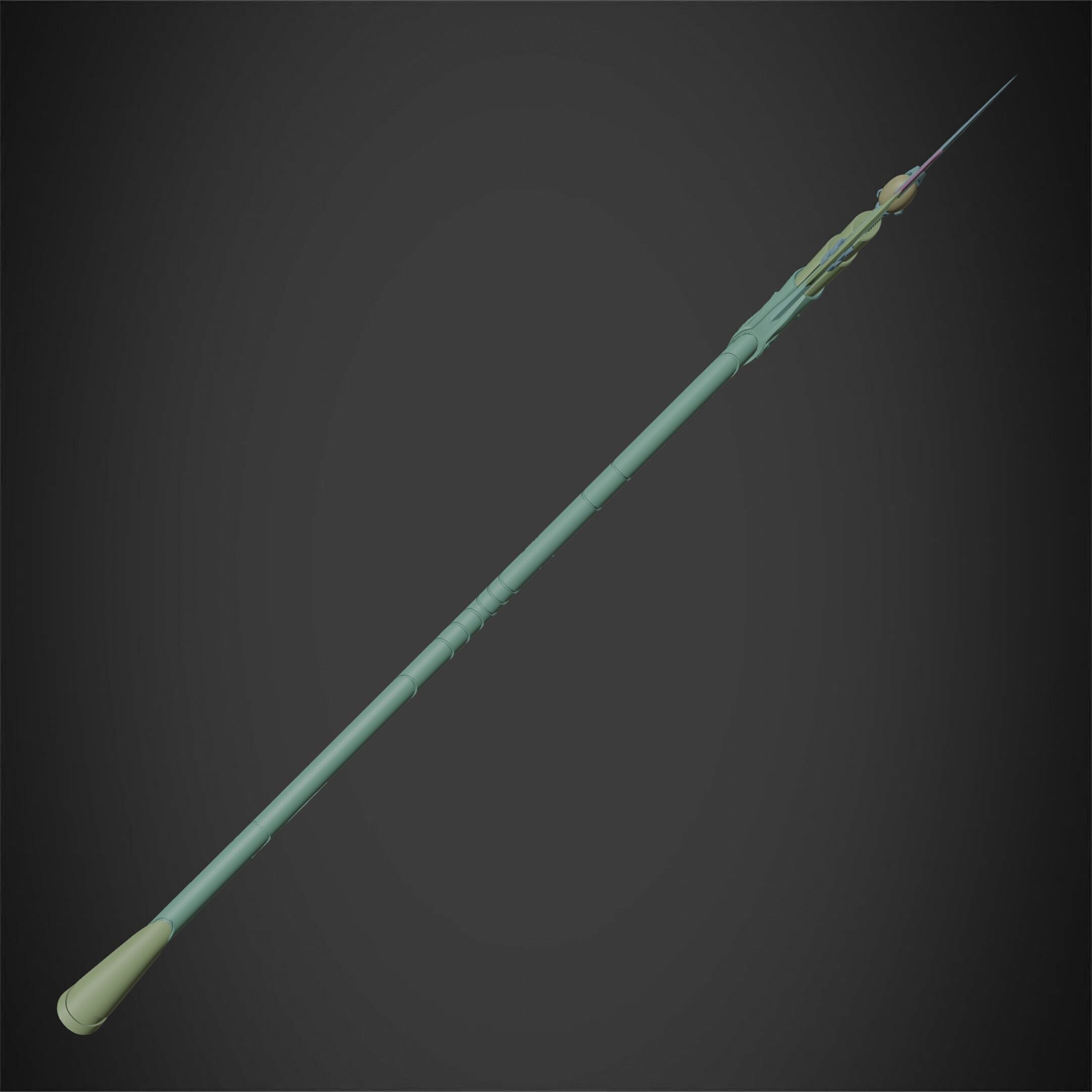 Loki Chitauri Scepter Full Height for Cosplay 3D print model_19