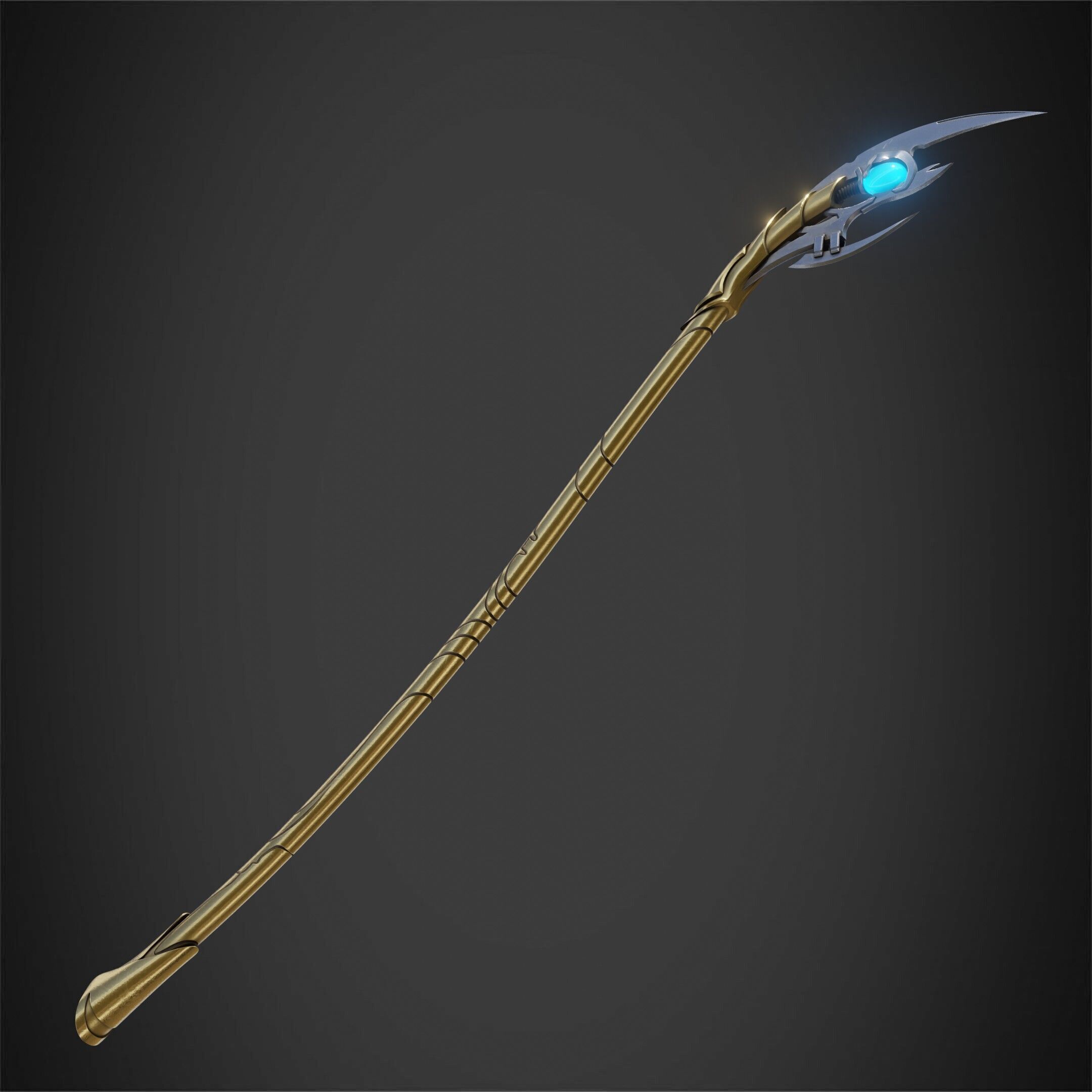 Loki Chitauri Scepter Full Height for Cosplay 3D print model_4