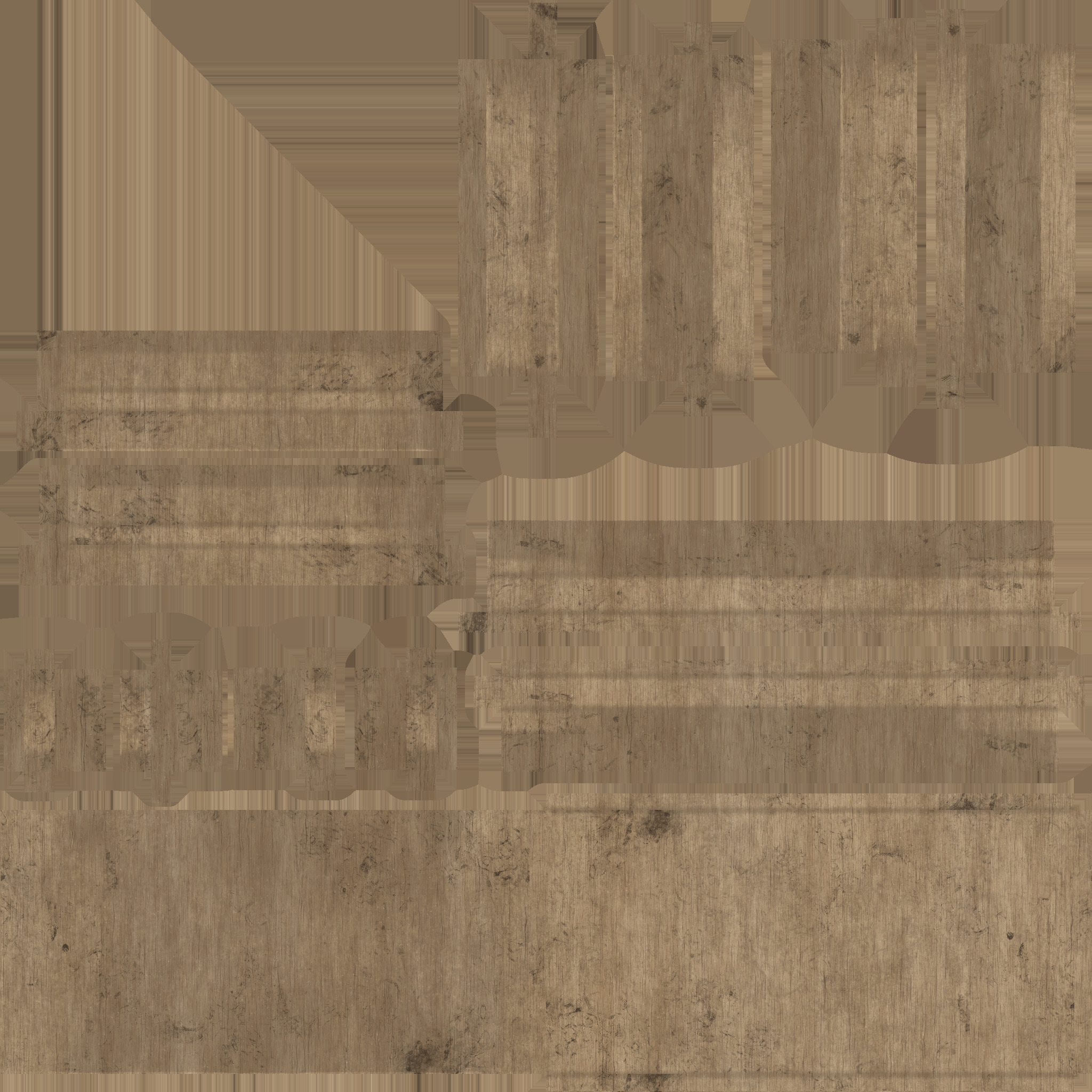 Wooden Center Table 3D Model Low-poly 3D model_9