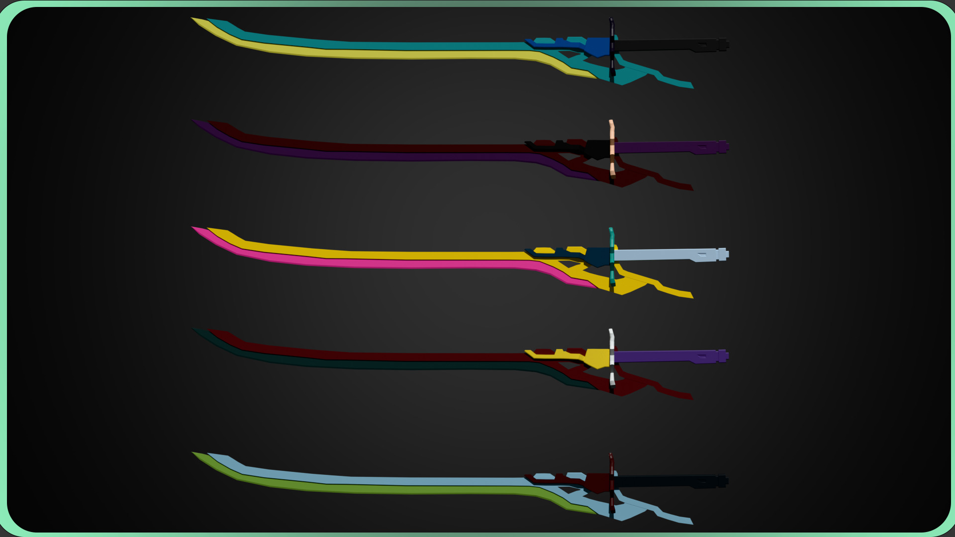 Low Poly Concept Sword - Legarta 3D model_2