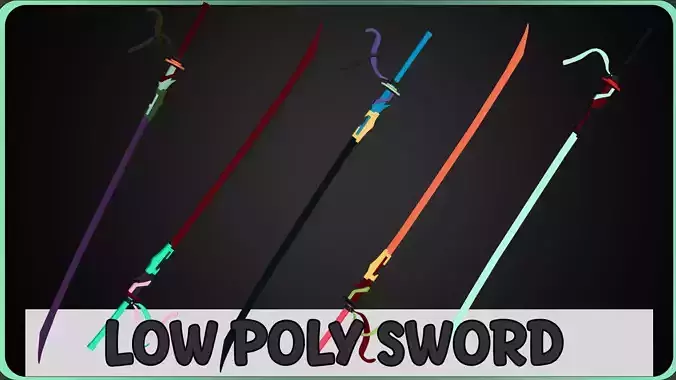 Low Poly Concept Sword - Legarta