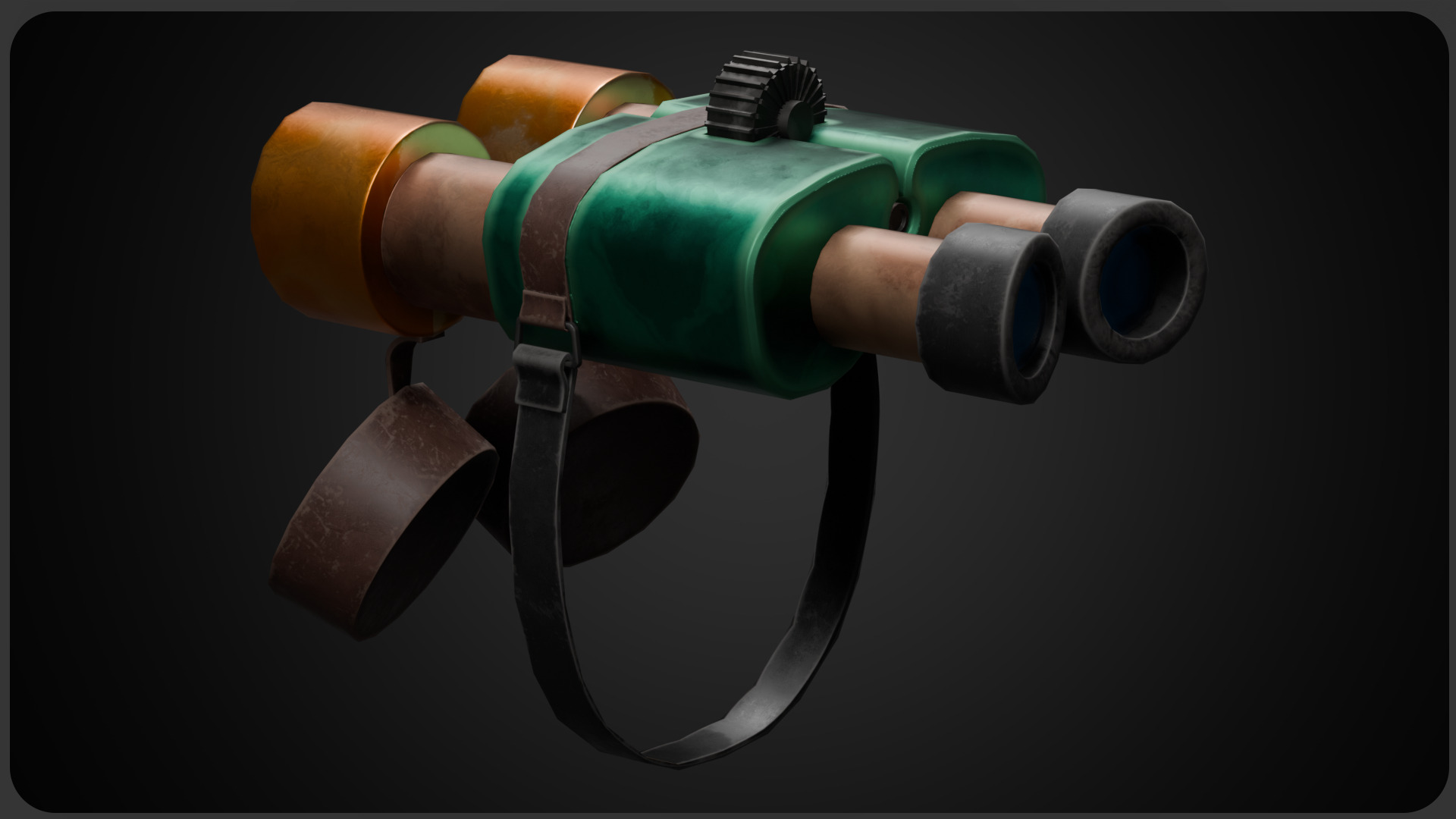 Stylized Binoculars - Game Ready - Unity and Unreal Engine Low-poly 3D model_2