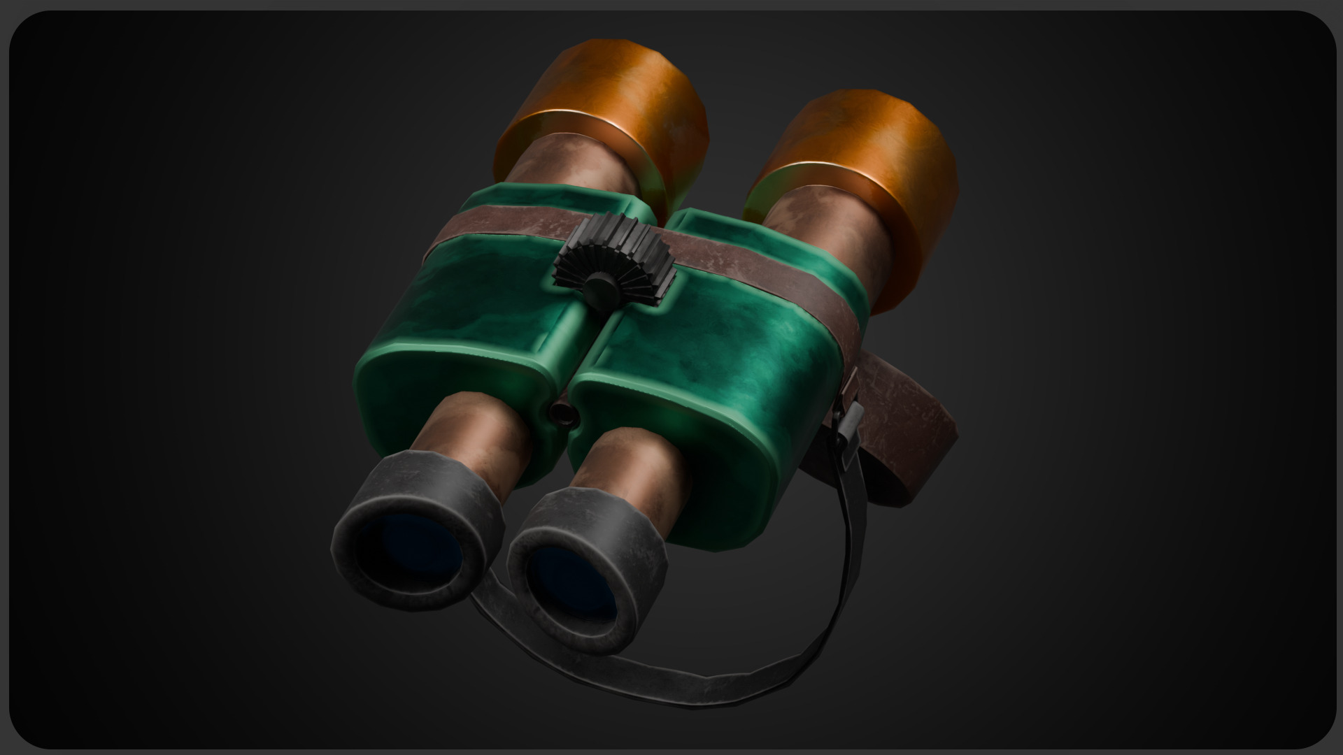 Stylized Binoculars - Game Ready - Unity and Unreal Engine Low-poly 3D model_4