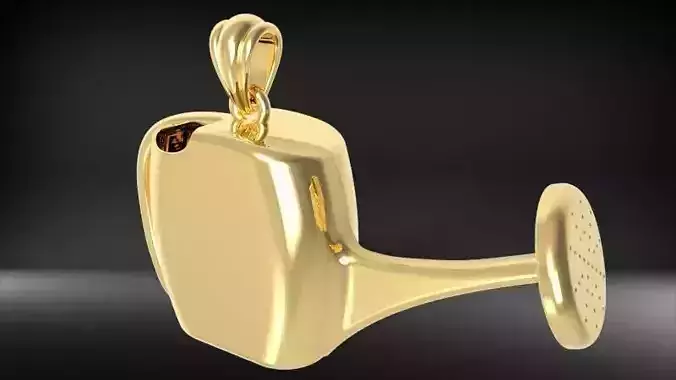 watering can Pendant Necklace Charm Bracelet Jewelry 3D print model