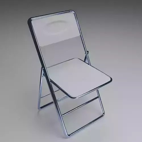 Metal folding chair