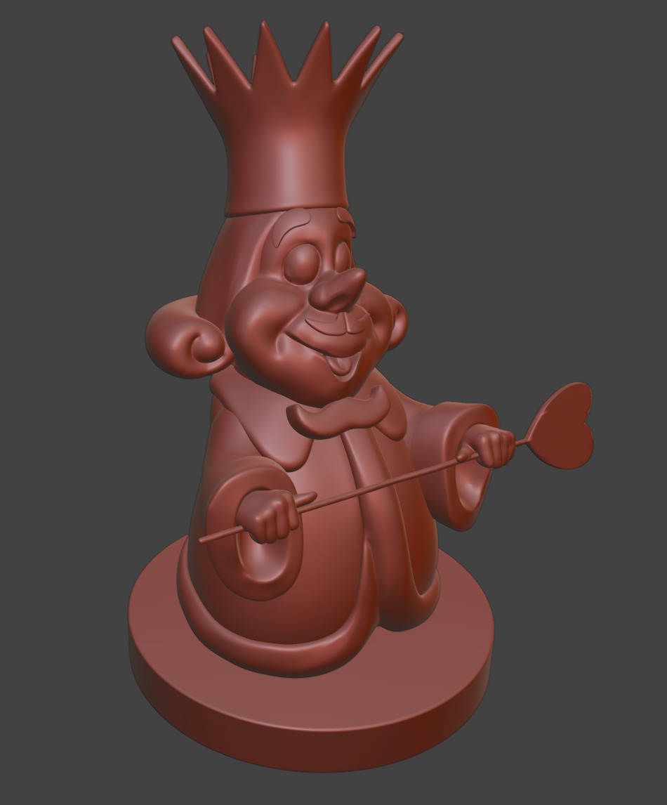 Alice in wonderland- King of Heart 3D print model_6