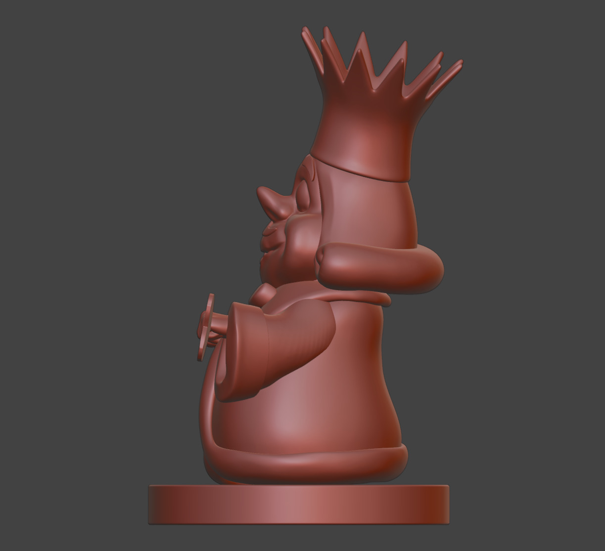 Alice in wonderland- King of Heart 3D print model_4