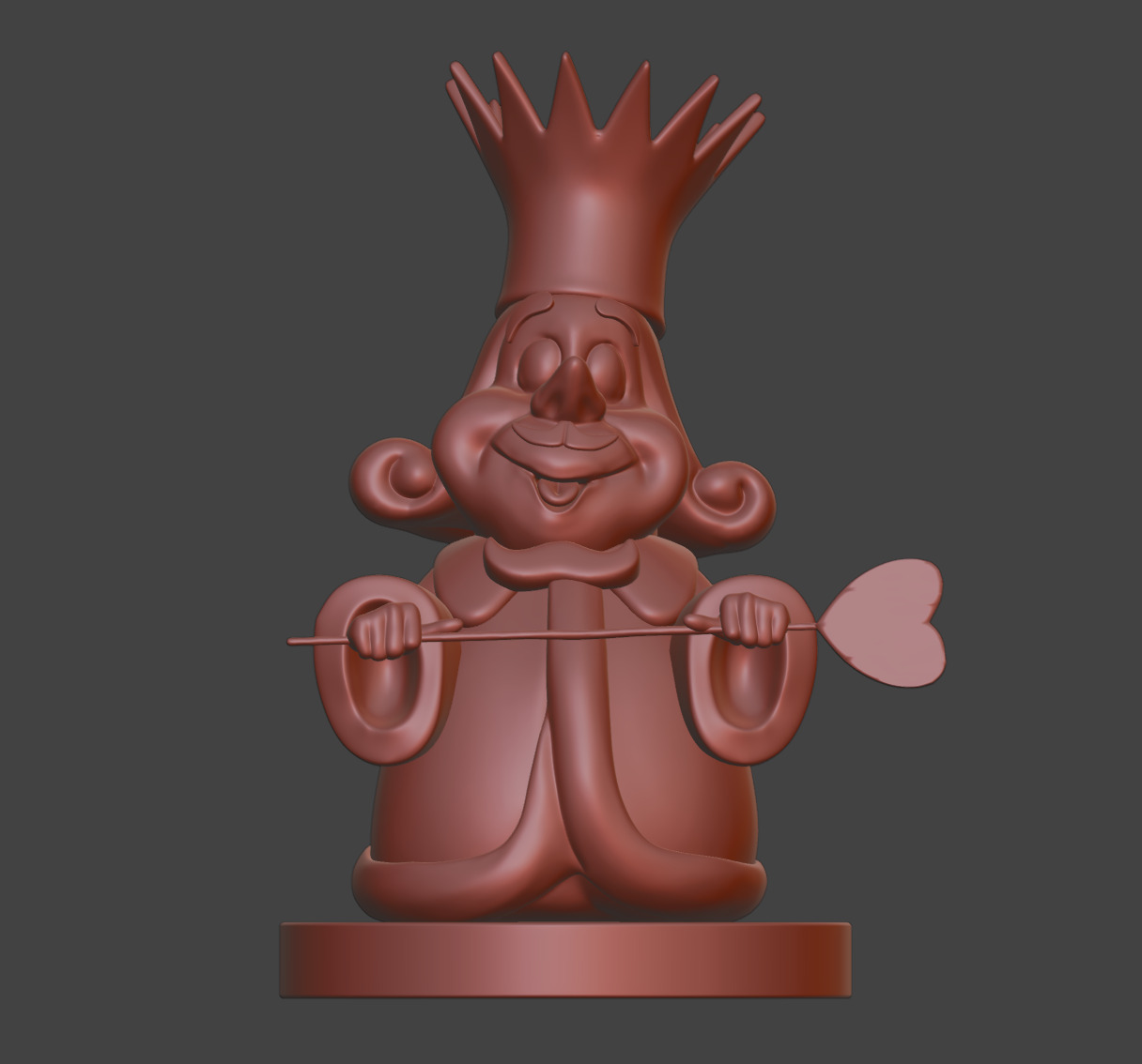 Alice in wonderland- King of Heart 3D print model_1