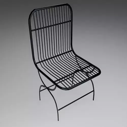 Garden metal chair