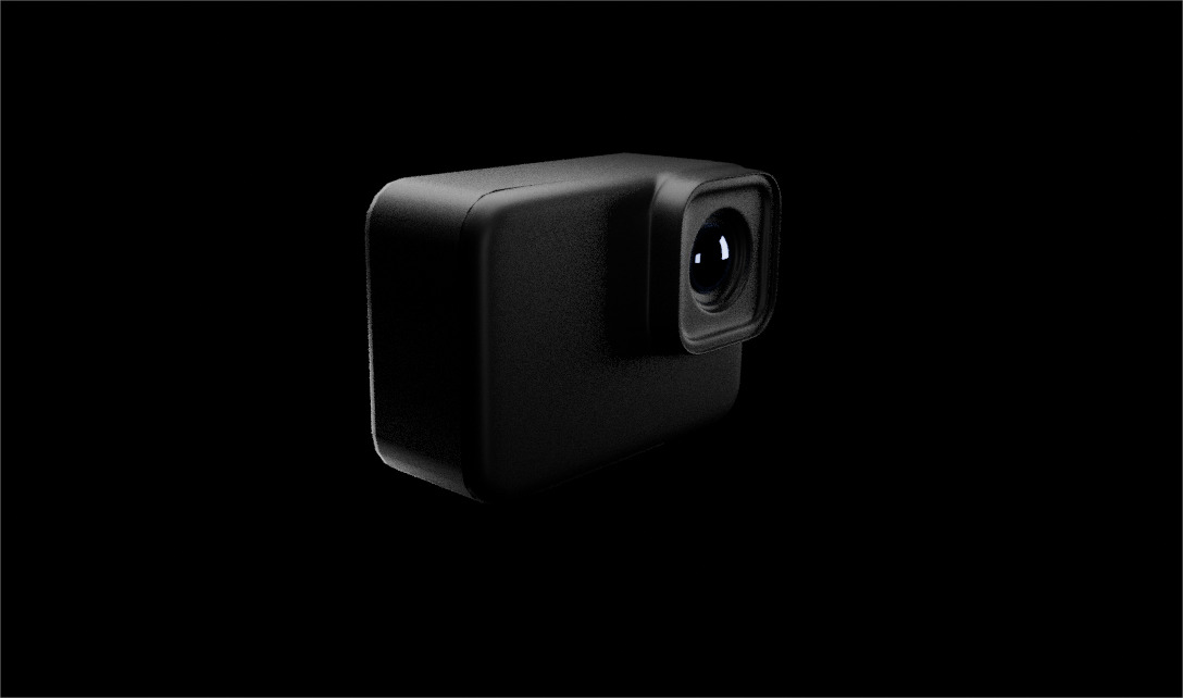 Go pro camera Free 3D model_2