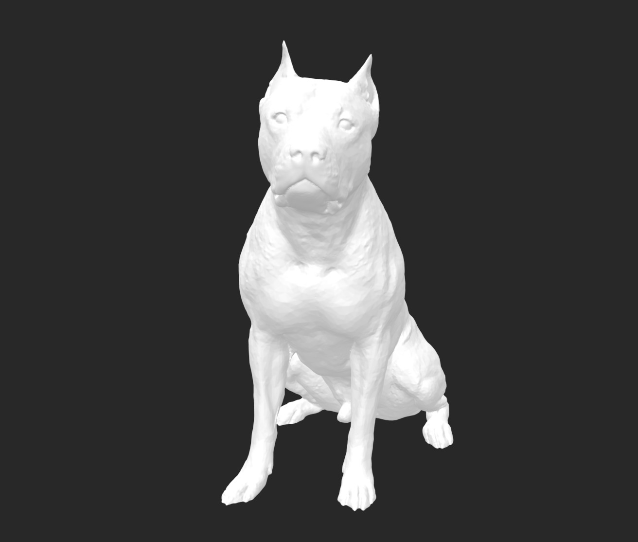 Pitbull 3D Model STL 3D print model_2