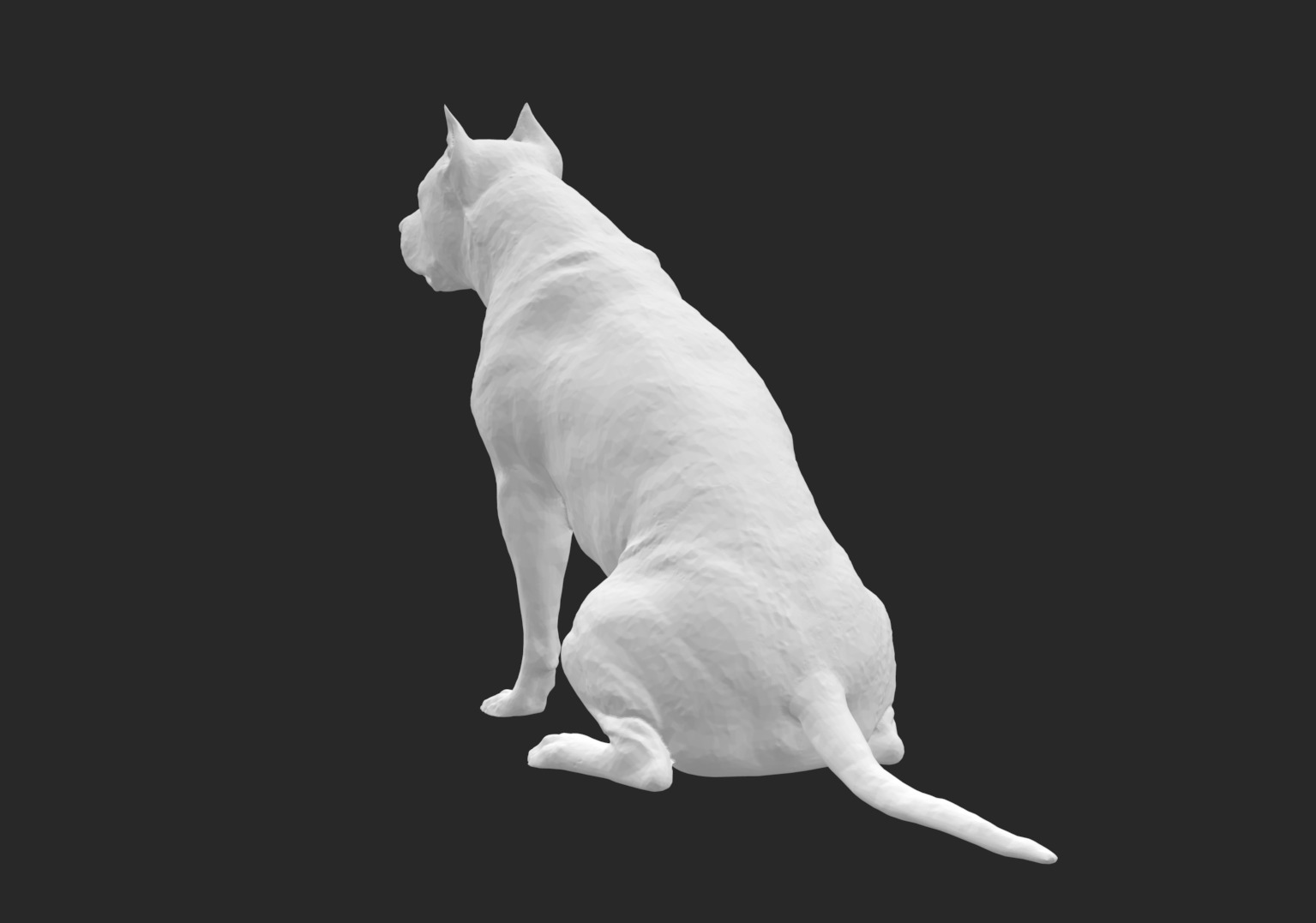 Pitbull 3D Model STL 3D print model_3