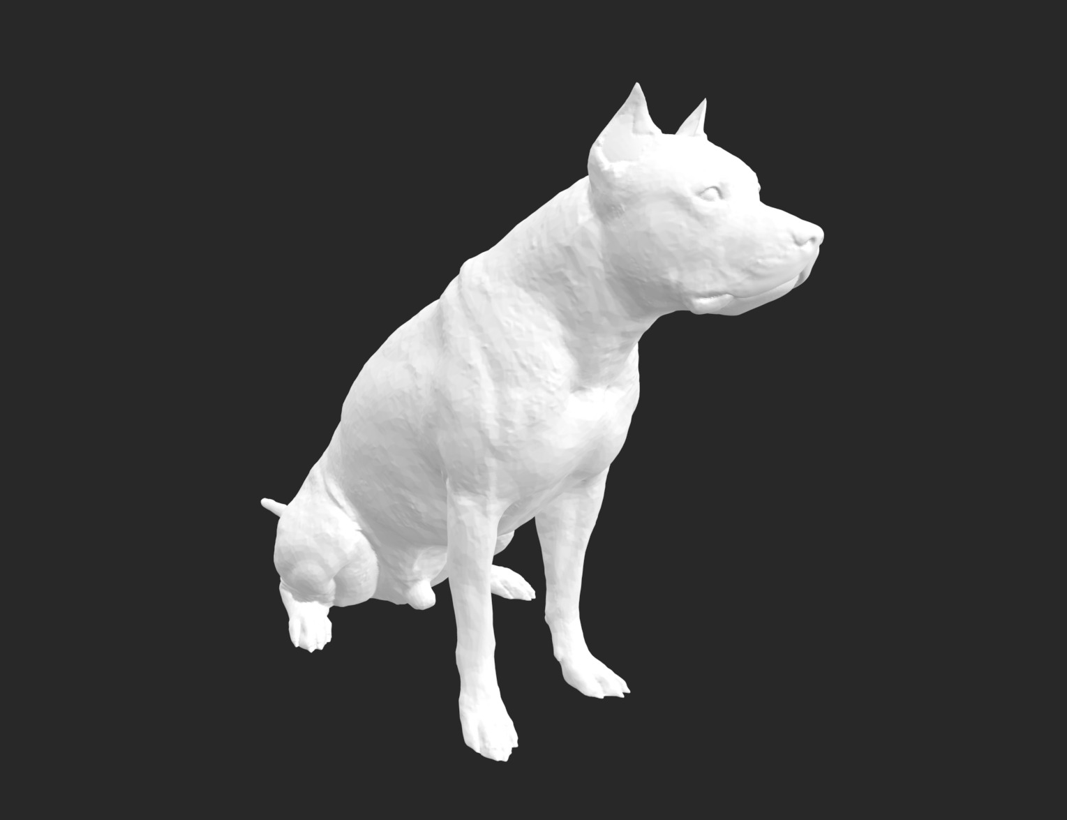 Pitbull 3D Model STL 3D print model_1