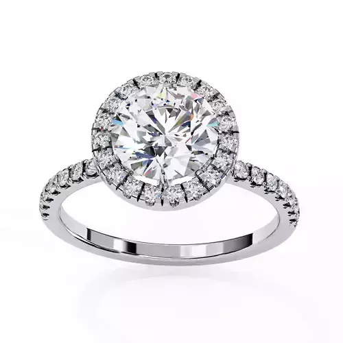 ROUND  DIAMOND RING -CAD-16