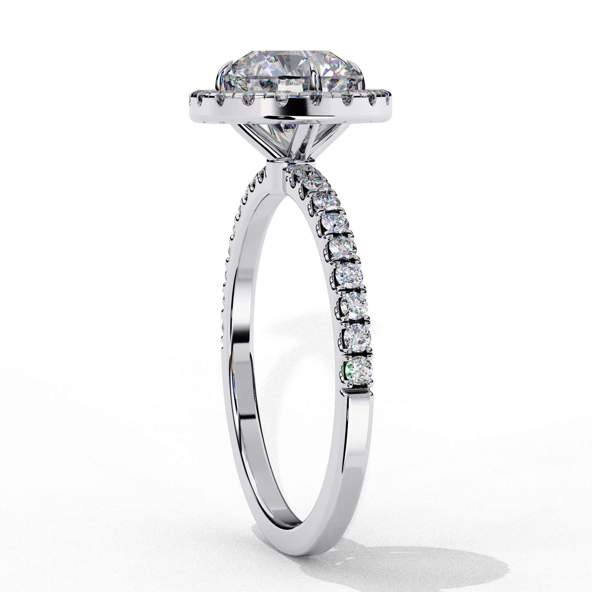 ROUND DIAMOND RING -CAD-16 3D print model_6