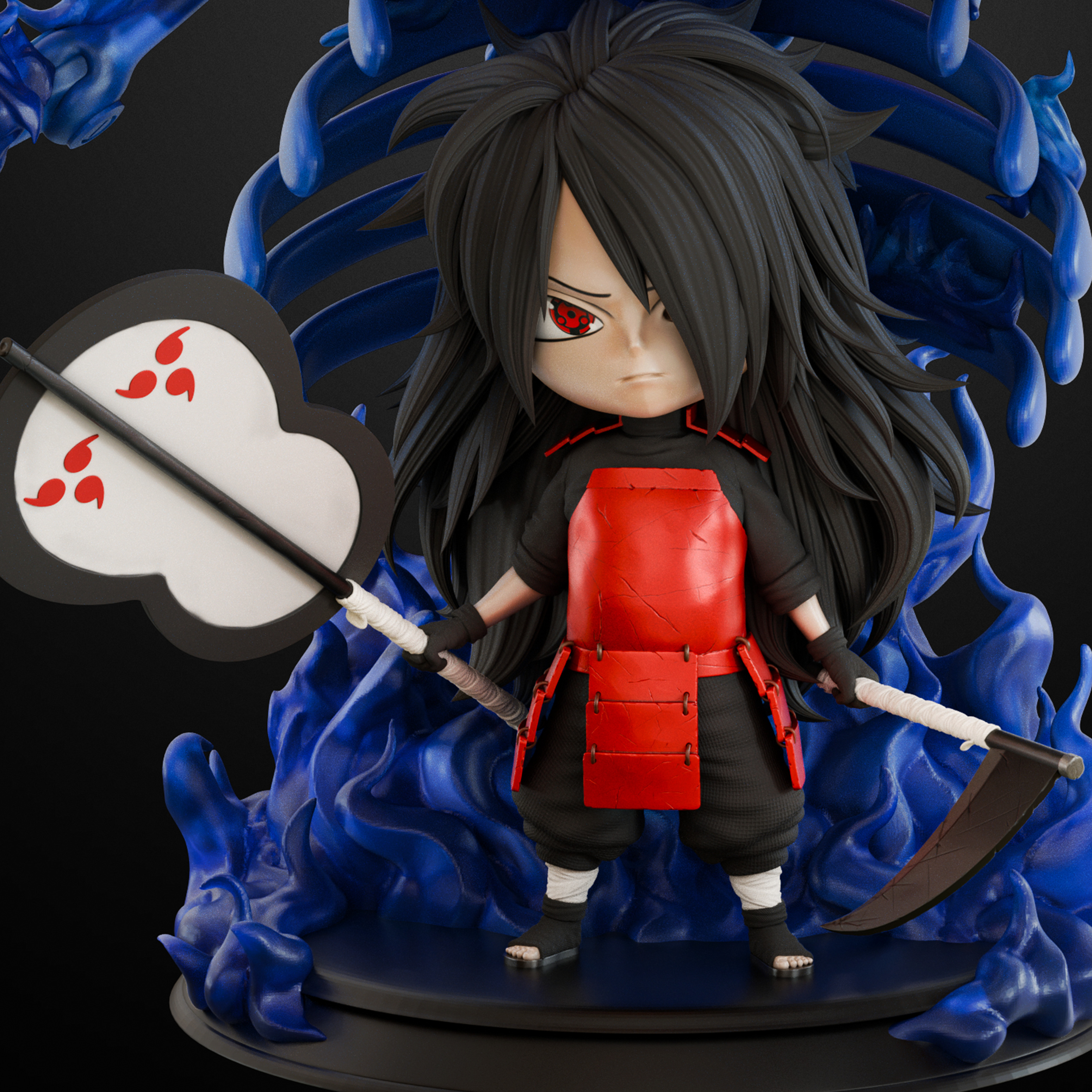 Madara and Susano Chibi 3D print model_1