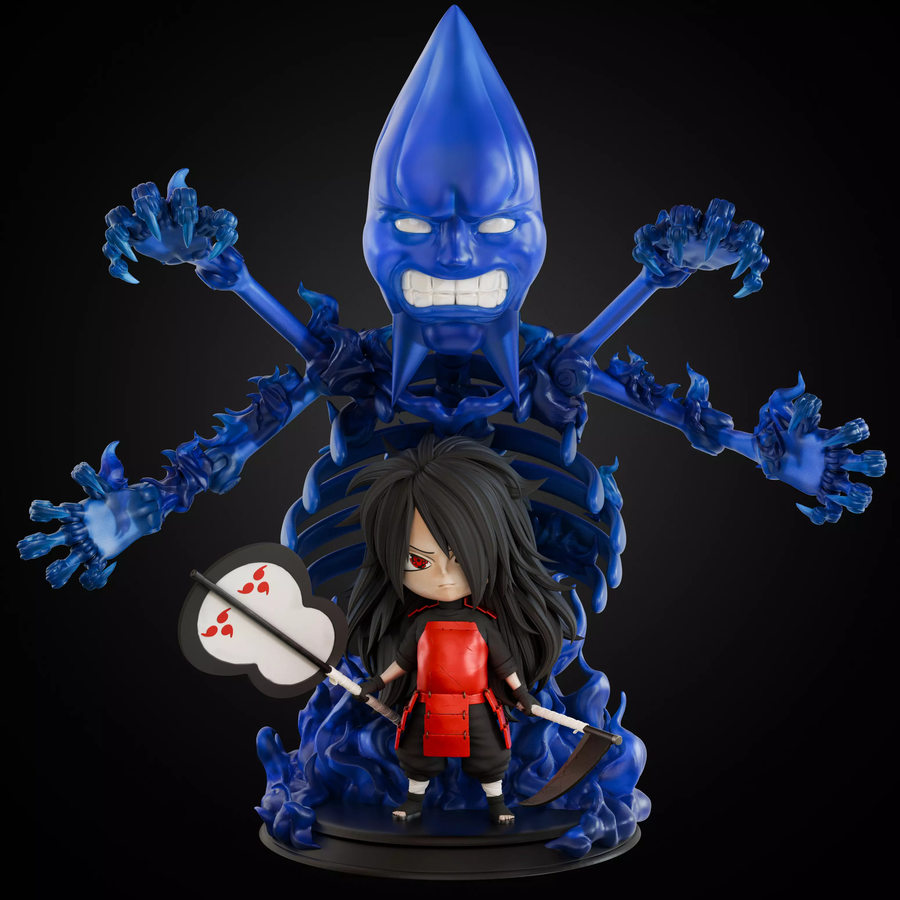 Madara and Susano Chibi 3D print model_0