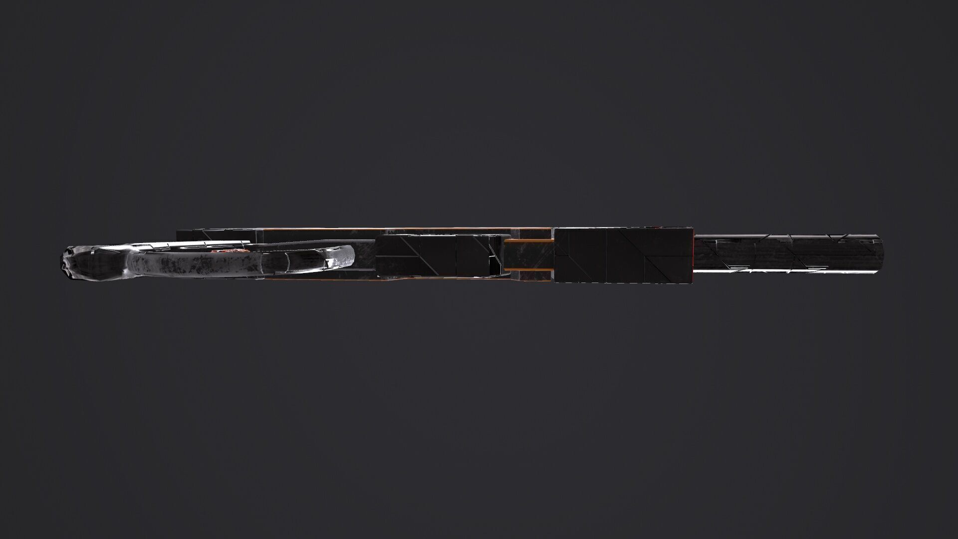 Sniper Rifle Low-poly 3D model_12