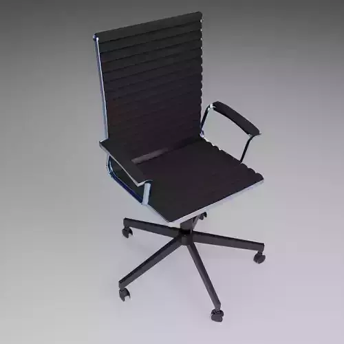 Modern black office chair