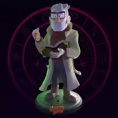 Standford Pines from Gravity Falls fanart