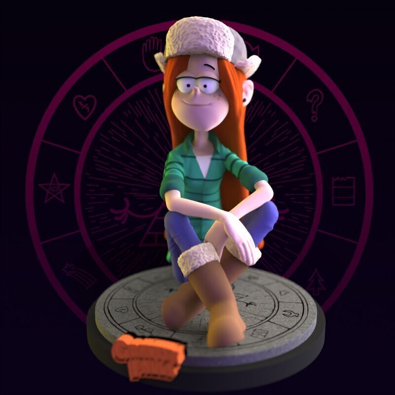 Wendy Corduroy from Gravity Falls fanart 3D print model_13