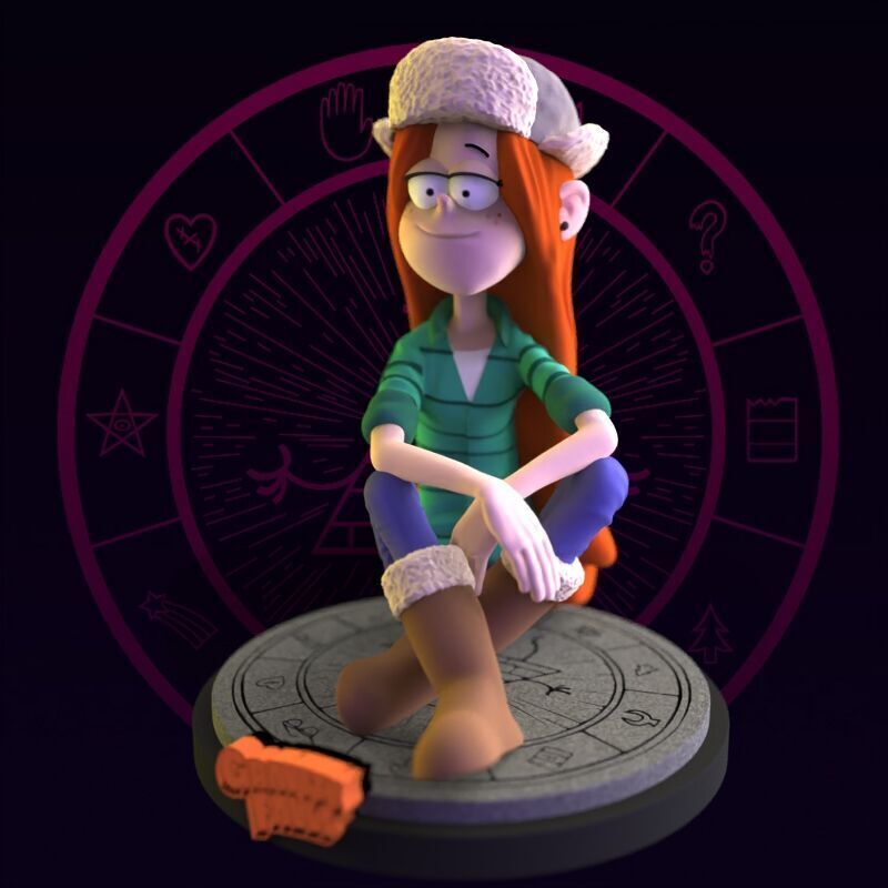 Wendy Corduroy from Gravity Falls fanart 3D print model_21