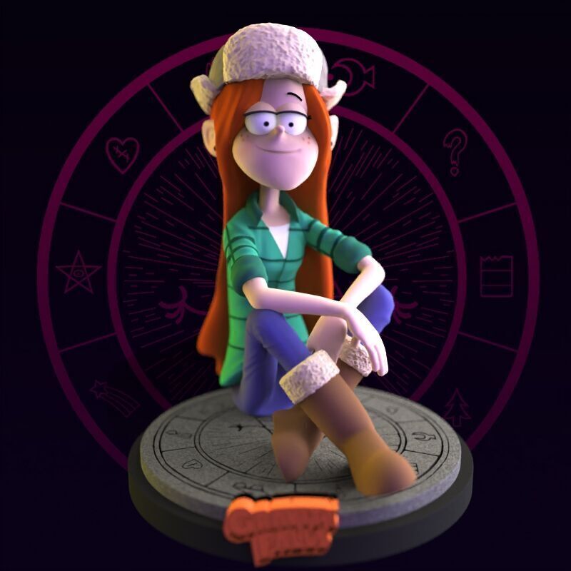 Wendy Corduroy from Gravity Falls fanart 3D print model_23
