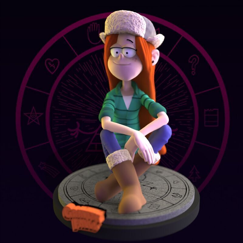 Wendy Corduroy from Gravity Falls fanart 3D print model_18
