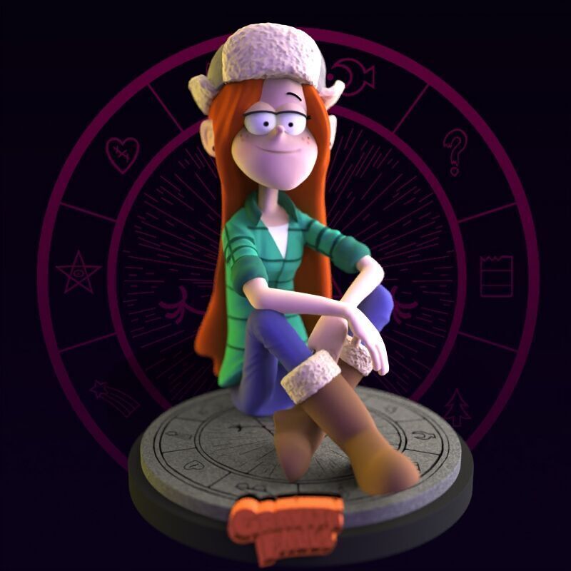 Wendy Corduroy from Gravity Falls fanart 3D print model_22