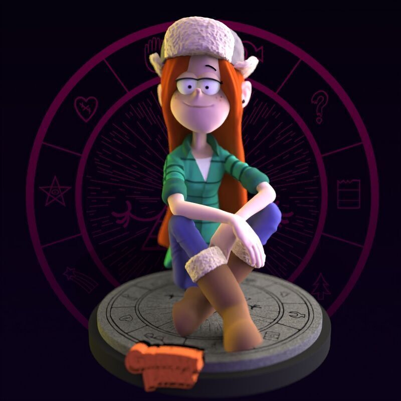 Wendy Corduroy from Gravity Falls fanart 3D print model_7